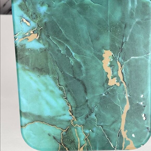Marble Look iPhone Case for 13 Pro Max, Green - Picture 2 of 3